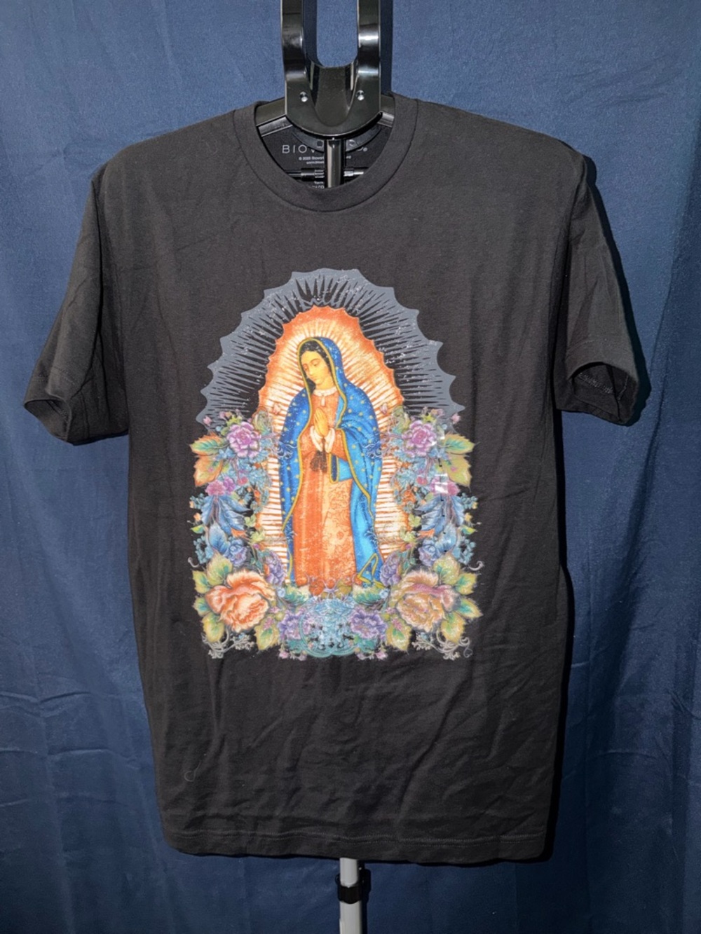 🔥 Virgin Mary Graphic Tee Size L Faith Streetwear 🔥